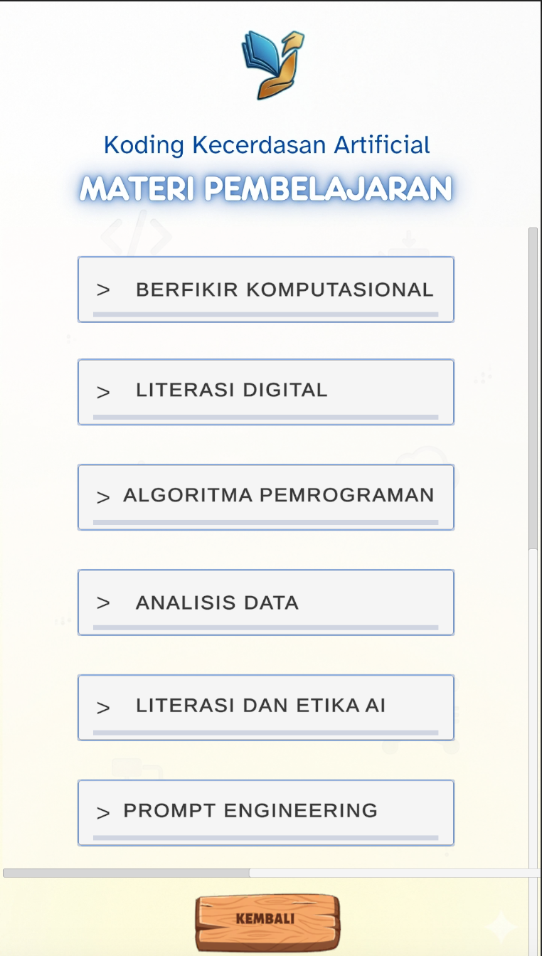 Media Pembelajaran AR Koding & Kecerdasan Artifisal (KKA)